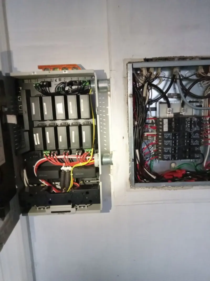 Electrical panel upgrade completed for Indoor Lighting Installation in Colby